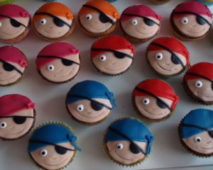 Cupcakes piráti